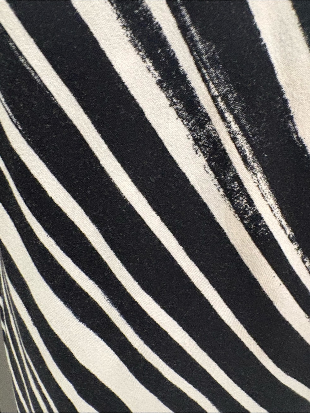 Tommy Bahama Black & White Diagonal Stripe Maxi Dress - Picture 3 of 4